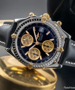 Alternative view of Breitling Chronomat B13050.1 Automatic 39mm Unisex Replica Watch - Black Dial, Steel Case