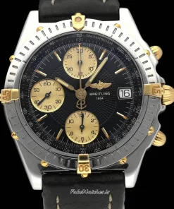 Breitling Chronomat B13050.1 Automatic 39mm Unisex Replica Watch - Black Dial, Steel Case