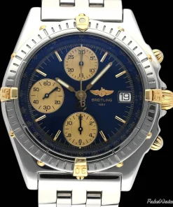 Breitling Chronomat B13050.1 Automatic 39mm Unisex Replica Watch - Blue Dial, Steel Case