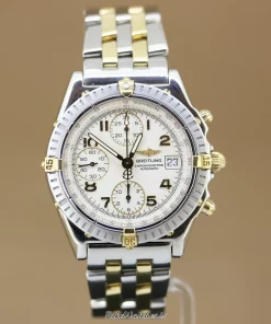 Breitling Chronomat B13352 Automatic 39mm Unisex Replica Watch - White Dial, Steel Case