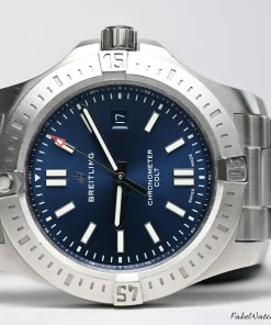 Alternative view of Breitling Chronomat Colt A17388101C1A1 Automatic 44mm Unisex Replica Watch - Blue Dial, Steel Case