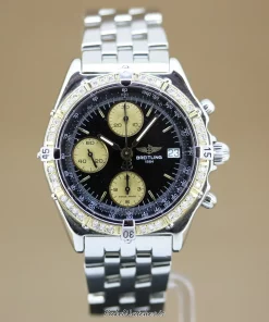 Breitling Chronomat D13047 Automatic Unisex Replica Watch - Black Dial, Steel Case