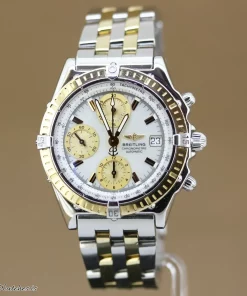 Alternative view of Breitling Chronomat D13352 Automatic 39mm Unisex Replica Watch - Silver Dial, Steel Case