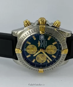 Alternative view of Breitling Chronomat Evolution - Automatic 44mm Unisex Replica Watch - Black Dial, Steel Case