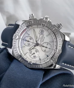 Alternative view of Breitling Chronomat Evolution A13356 Automatic 44mm Unisex Replica Watch - Silver Dial, Steel Case