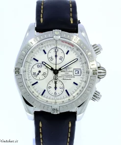 Breitling Chronomat Evolution A13356 Automatic 48mm Unisex Replica Watch - Silver Dial, Steel Case