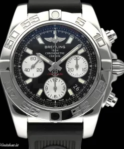 Breitling Chronomat Evolution AB0140 Automatic 41mm Unisex Replica Watch - Black Dial, Steel Case