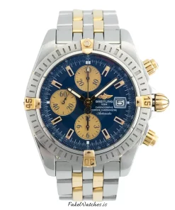 Breitling Chronomat Evolution B13356 Automatic 44mm Unisex Replica Watch - Black Dial, Steel Case