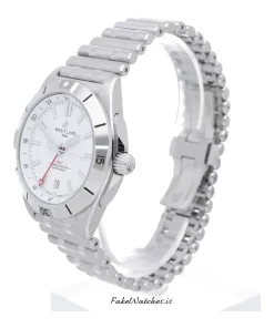 Alternative view of Breitling Chronomat GMT A32398101A1A1 Automatic 40mm Unisex Replica Watch - Silver Dial, Steel Case