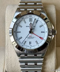 Alternative view of Breitling Chronomat GMT A32398101A1A1 Automatic 40mm Unisex Replica Watch - Silver Dial, Steel Case