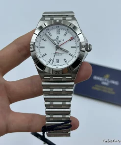 Alternative view of Breitling Chronomat GMT A32398101A1A1 Automatic 40mm Unisex Replica Watch - White Dial, Steel Case
