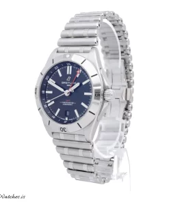 Alternative view of Breitling Chronomat GMT A32398101B1A1 Automatic 40mm Unisex Replica Watch - Black Dial, Steel Case