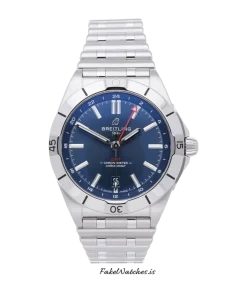 Breitling Chronomat GMT A32398101C1A1 Automatic 40mm Unisex Replica Watch - Blue Dial, Steel Case