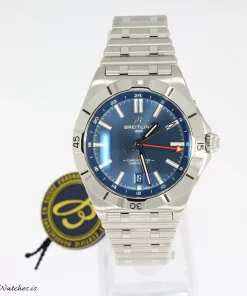 Breitling Chronomat GMT A32398101C1A1 Automatic 40mm Unisex Replica Watch - Blue Dial, Steel Case