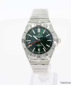Breitling Chronomat GMT A32398101L1A1 Automatic 40mm Unisex Replica Watch - Green Dial, Steel Case