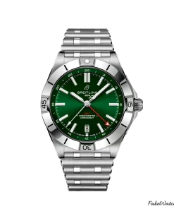 Breitling Chronomat GMT A32398101L1A1 Automatic 40mm Unisex Replica Watch - Green Dial, Steel Case