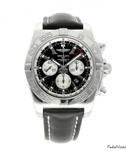 Breitling Chronomat GMT AB0410 Automatic 47mm Unisex Replica Watch - Black Dial, Steel Case