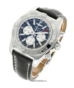 Alternative view of Breitling Chronomat GMT AB0410 Automatic 47mm Unisex Replica Watch - Black Dial, Steel Case