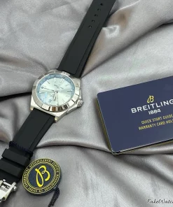 Alternative view of Breitling Chronomat GMT P32398101C1S1 Automatic 40mm Unisex Replica Watch - Blue Dial, Steel Case