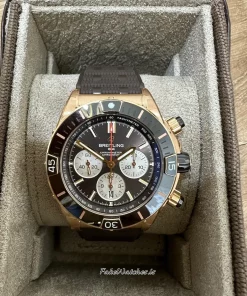 Breitling Chronomat RB0136E31Q1S1 Automatic 44mm Unisex Replica Watch - Brown Dial, Red Gold Case