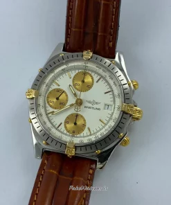 Alternative view of Breitling Chronomat Unknown Automatic 39mm Unisex Replica Watch - White Dial, Steel Case