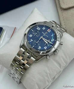 Breitling Classic AVI A233801A1C1A1 Automatic 42mm Unisex Replica Watch - Blue Dial, Steel Case
