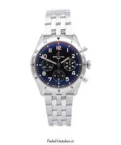 Breitling Classic AVI A233803A1B1A1 Automatic 42mm Unisex Replica Watch - Black Dial, Steel Case