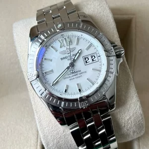 Breitling Cockpit A49350 Automatic 41mm Unisex Replica Watch - White Dial, Steel Case