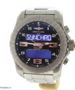 Breitling Cockpit B50 EB5010 Quartz 46mm Unisex Replica Watch - Grey Dial, Titanium Case
