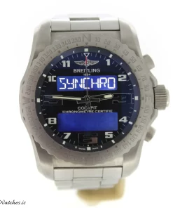 Alternative view of Breitling Cockpit B50 EB5010 Quartz 46mm Unisex Replica Watch - Grey Dial, Titanium Case