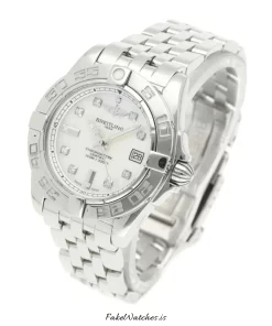 Alternative view of Breitling Cockpit Lady A71356 Quartz 32mm Female Replica Watch - Pearl Dial, Steel Case