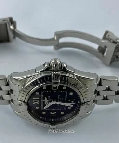 Alternative view of Breitling Cockpit Lady A71356 Quartz 32mm Female Replica Watch - Black Dial, Steel Case