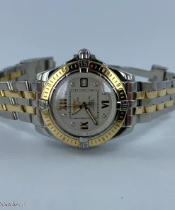 Breitling Cockpit Lady D71356 Quartz 32mm Female Replica Watch - Pearl Dial, Steel Case