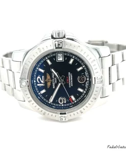 Breitling Colt 36 A74389 Quartz 36mm Female Replica Watch - Black Dial, Steel Case