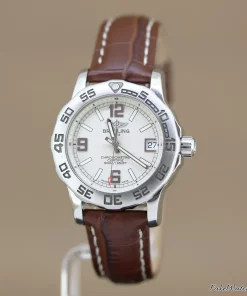 Alternative view of Breitling Colt A77387 Quartz 33mm Female Replica Watch - White Dial, Steel Case