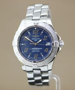 Alternative view of Breitling Colt Automatic A17350 Automatic 38mm Unisex Replica Watch - Blue Dial, Steel Case
