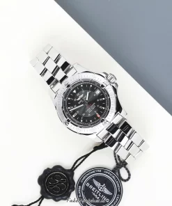 Alternative view of Breitling Colt Automatic A17380 Automatic 41mm Unisex Replica Watch - Black Dial, Steel Case