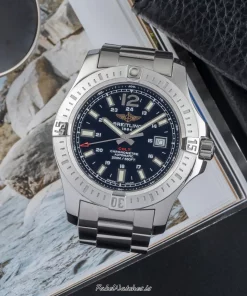 Breitling Colt Automatic A17388 Automatic 44mm Unisex Replica Watch - Black Dial, Steel Case