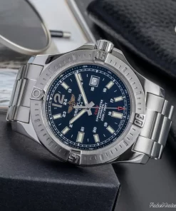 Alternative view of Breitling Colt Automatic A17388 Automatic 44mm Unisex Replica Watch - Black Dial, Steel Case