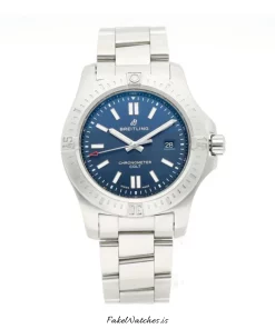 Breitling Colt Automatic A17388 Automatic 44mm Unisex Replica Watch - Blue Dial, Steel Case