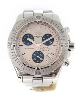 Breitling Colt Chronograph A73380 Quartz 41mm Unisex Replica Watch - Silver Dial, Steel Case