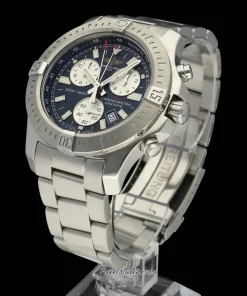 Alternative view of Breitling Colt Chronograph A73388 Quartz 44mm Unisex Replica Watch - Blue Dial, Steel Case