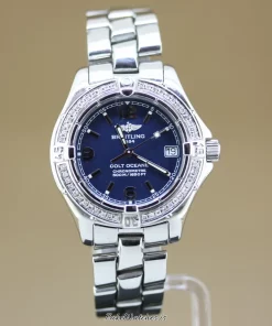 Breitling Colt Oceane A77350 Quartz 39mm Female Replica Watch - Blue Dial, Steel Case