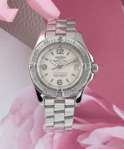 Breitling Colt Oceane A77380 Quartz 33mm Female Replica Watch - Silver Dial, Steel Case