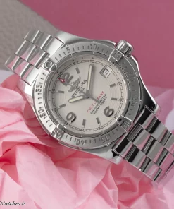 Alternative view of Breitling Colt Oceane A77380 Quartz 33mm Female Replica Watch - Silver Dial, Steel Case
