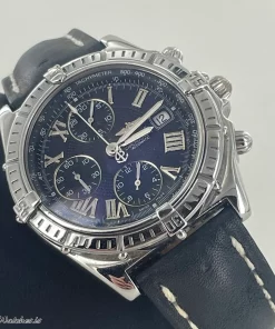 Breitling Crosswind Racing A13055 Automatic 43mm Unisex Replica Watch - Black Dial, Steel Case