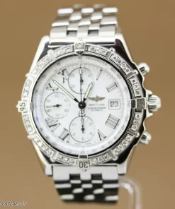 Alternative view of Breitling Crosswind Racing A13055 Automatic 43mm Unisex Replica Watch - Silver Dial, Steel Case