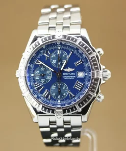 Alternative view of Breitling Crosswind Racing A13355 Automatic 43mm Unisex Replica Watch - Blue Dial, Steel Case