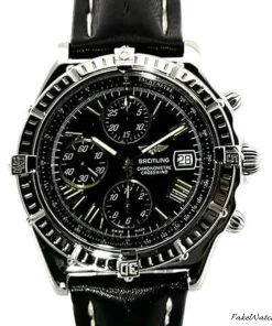 Breitling Crosswind Racing A13355 Automatic 43mm Unisex Replica Watch - Black Dial, Steel Case