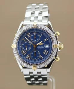 Alternative view of Breitling Crosswind Racing B13055 Automatic 43mm Unisex Replica Watch - Blue Dial, Steel Case